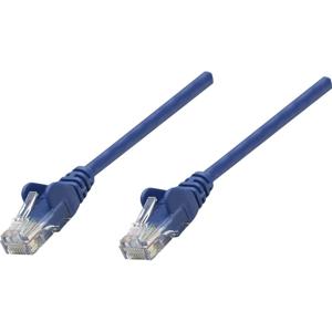 Intellinet 343770 RJ45 Netwerkkabel, patchkabel CAT 6 U/UTP 10.00 m Blauw 1 stuk(s)