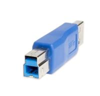 Syba USB 3.0 type A stekker op type B stekker Gender Changer