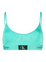 Calvin Klein brassière Unlined en coton stretch - Vert