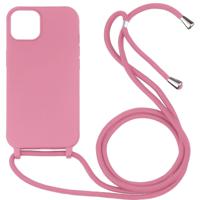 Samsung Galaxy S20 hoesje - Backcover - Koord - Softcase - Flexibel - TPU - Roze - thumbnail