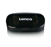 Lenco EPB-410BL In Ear oordopjes Bluetooth Zwart Headset, Bestand tegen zweet, Waterbestendig - thumbnail