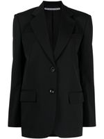 Alexander Wang blazer en laine à simple boutonnage - Noir - thumbnail