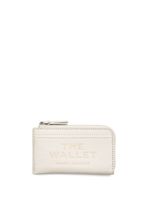 Marc Jacobs portefeuille zippé The Leather - Blanc