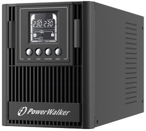 PowerWalker VFI 1000 AT Dubbele conversie (online) 1000 VA 900 W 3 AC-uitgang(en)