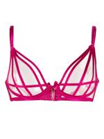 Agent Provocateur soutien-gorge Rubi à ornements en cristal - Rose