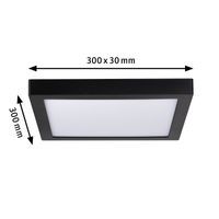 Paulmann Abia 70985 LED-paneel 22 W Warmwit Zwart (mat) - thumbnail