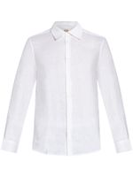 CHÉ chemise en lin à boutonnière - Blanc