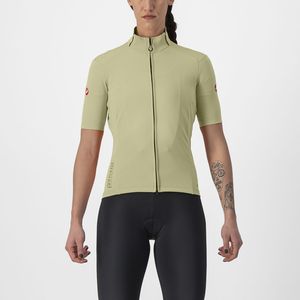 Castelli Perfetto RoS 2 Wind fietsshirt korte mouw groen dames S