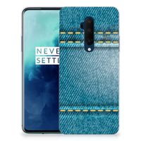 OnePlus 7T Pro Silicone Back Cover Jeans - thumbnail