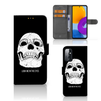 Telefoonhoesje met Naam Samsung Galaxy M52 Skull Eyes