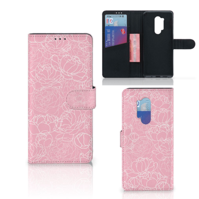OnePlus 8 Pro Hoesje White Flowers OnePlus 8 Pro Hoesje White Flowers
