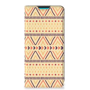 Samsung Galaxy A73 Hoesje met Magneet Aztec Yellow