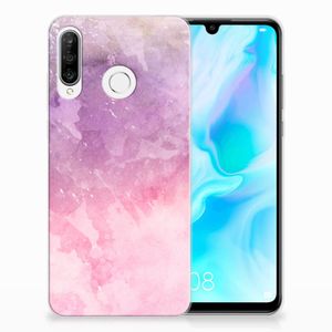 Hoesje maken Huawei P30 Lite Pink Purple Paint