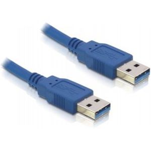 Delock 82430 Kabel USB 3.0 Type-A male > USB 3.0 Type-A male 1,5 m blauw