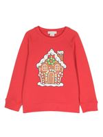 Stella McCartney Kids sweat en coton à imprimé graphique - Rouge