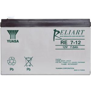 Yuasa RE7-12 RE7-12 Loodaccu 12 V 7 Ah Loodvlies (AGM) (b x h x d) 151 x 98 x 65 mm Kabelschoen 6.35 mm Onderhoudsvrij