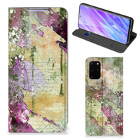 Bookcase Samsung Galaxy S20 Plus Letter Painting