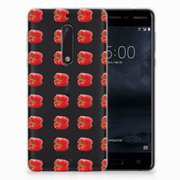 Nokia 5 Siliconen Case Paprika Red