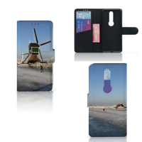 Nokia 4.2 Flip Cover Schaatsers