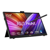 ASUS ProArt PA169CDV Pen Display Monitor, 15,6 inch, IPS, 4K UHD, WACOM EMR, 100% sRGB, Calman-geverifieerd, Pantone-gevalideerd, USB-C, 10-punts touchscreen, wijzerplaat, bedieningspaneel