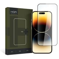 iPhone 15 Hofi Premium Pro+ Glazen Screenprotector - Zwarte Rand - thumbnail