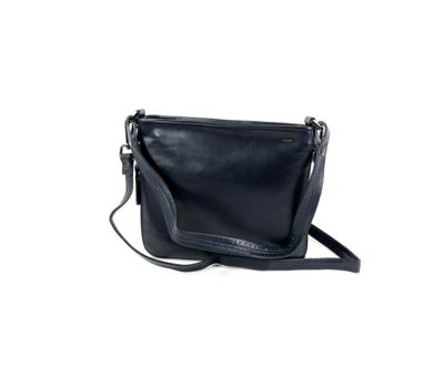 Damestas schoudertasje ritstas Soft Navy