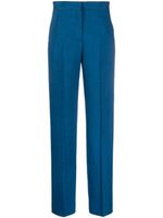 Tory Burch pantalon court à taille haute - Bleu