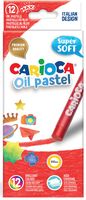 Carioca oliepastels, doos van 12 stuks in geassorteerde kleuren - thumbnail