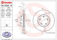 Remschijf BREMBO, Remschijftype: Binnen geventileerd, u.a. für Ford - thumbnail