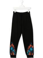 Marcelo Burlon County Of Milan Kids pantalon de jogging à imprimé Wings - Noir