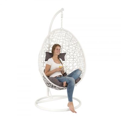 Hangstoel swing met standaard - wit - ø104x200 cm Hangstoel swing met standaard - wit - ø104x200 cm