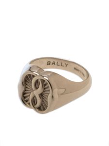 Bally chevalière à motif Bally Emblem - Argent