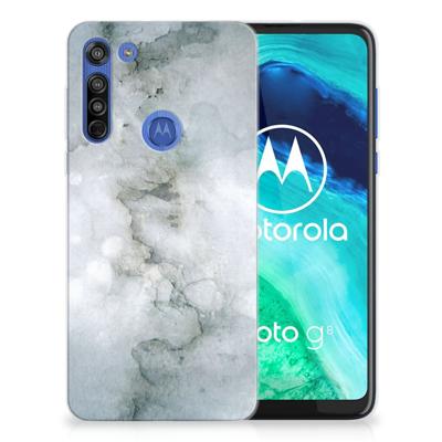 Hoesje maken Motorola Moto G8 Painting Grey Hoesje maken Motorola Moto G8 Painting Grey