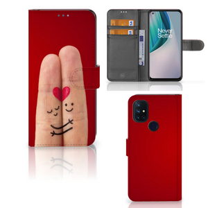 OnePlus Nord N10 Wallet Case met Pasjes Liefde - Origineel Romantisch Cadeau