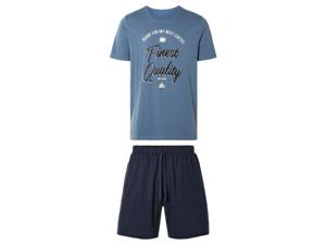 LIVERGY Heren pyjama (M (48/50), Blauw)