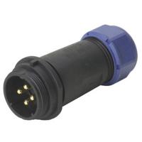 Weipu SP2111 / P 9 II Ronde connector Stekker, recht Totaal aantal polen: 9 Serie (ronde connectors): SP21 1 stuk(s) - thumbnail