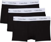 Calvin Klein Boxershorts heren 3p Low Rise Trunk , Zwart (Zwart 001) , XS