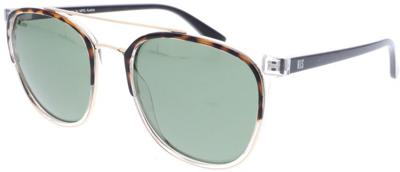 H.I.S zonnebril ​​​​gepolariseerd heren piloot cat. 3. bruin/groen