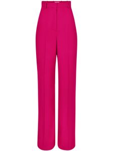 Nina Ricci pantalon de tailleur en laine à taille haute - Rose