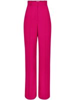 Nina Ricci pantalon de tailleur en laine à taille haute - Rose