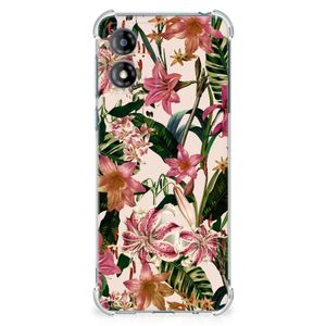 Motorola Moto E13 Case Flowers