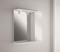 Muebles Volga spiegelkast met verlichting 61x63cm met spiegeldeur