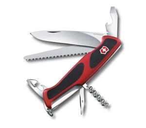 Victorinox RangerGrip 55 0.9563.C Zwitsers zakmes Aantal functies 12 Rood, Zwart