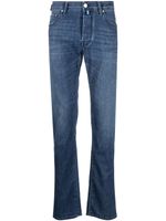 Jacob Cohën mid-rise straight-leg jeans - Bleu