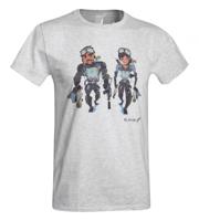 D.Five T-shirt Navy Seals Team Couple heren katoen grijs