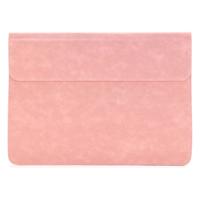 Shop4 - MacBook Pro 16-inch (2019) Hoes - Sleeve Roze met Etui