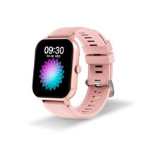 DCU TECNOLOGIC Curved Glass Pro Smartwatch, 4,6 cm (1,83 inch), HD-touchscreen, aanpasbaar, IP67, waterdicht, 123 sportmodi, roze