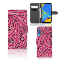 Samsung Galaxy A7 (2018) Hoesje Swirl Pink - thumbnail