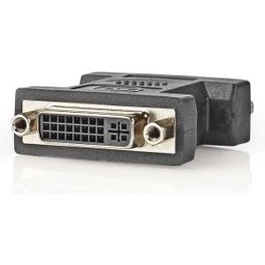 DVI-Adapter | DVI-I 24+5-pins female | DVI-I 24+5-pins female | Zwart