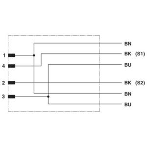Phoenix Contact 1694473 Sensor/actuator connector, geassembleerd Aantal polen (sensoren): 3 10.00 m 1 stuk(s)